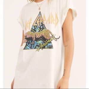 free people x daydreamer def Leopard tee